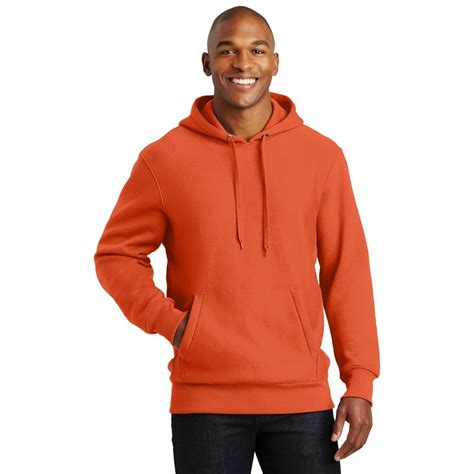 orange heavyweight hoodie.